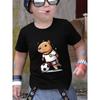 European Sizes Little Boys T-Shirt Soft & Comfortable Everyday Top, Suitable for Home, Outdoor, and Sports Activities, Comfortable and Breathable