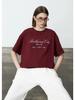 Trendy Oversized European-Style Graphic T-Shirt, 100% Cotton, Short Sleeve