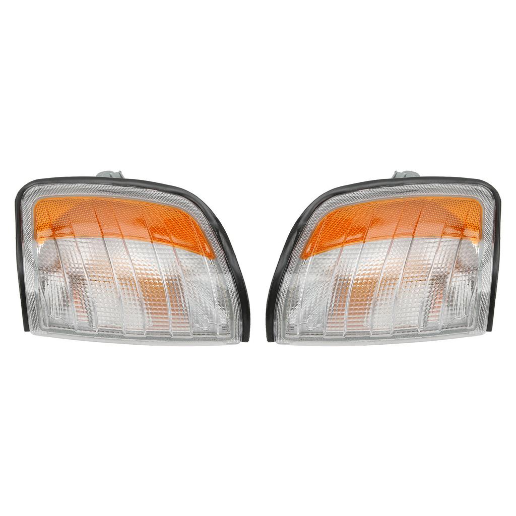 Front Turn Signal Corner Lamp Indicator Replacement for E Class W124 1984‑1995 Dual Color 1248260843 Front Turn Signal LightTurn Signal 2
