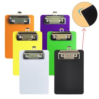 A7 Portable Multi-Function Clipboard Organizer Hangable Mini Plastic Note Holder for Home Office School Multiple Color Available