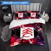 3PCS Fulham F.C Printed Soft Bedding Set,Including 1pc Duvet Cover And 2pcs Pillowcases Perfect for Bedroom, Dormitory, Fan gift