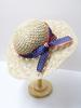 Handwoven Straw Sun Hat – Women’s Summer Wide-Brimmed Foldable Panama Hat with Bow Accent, UV Protection for Beach & Outdoor Wea