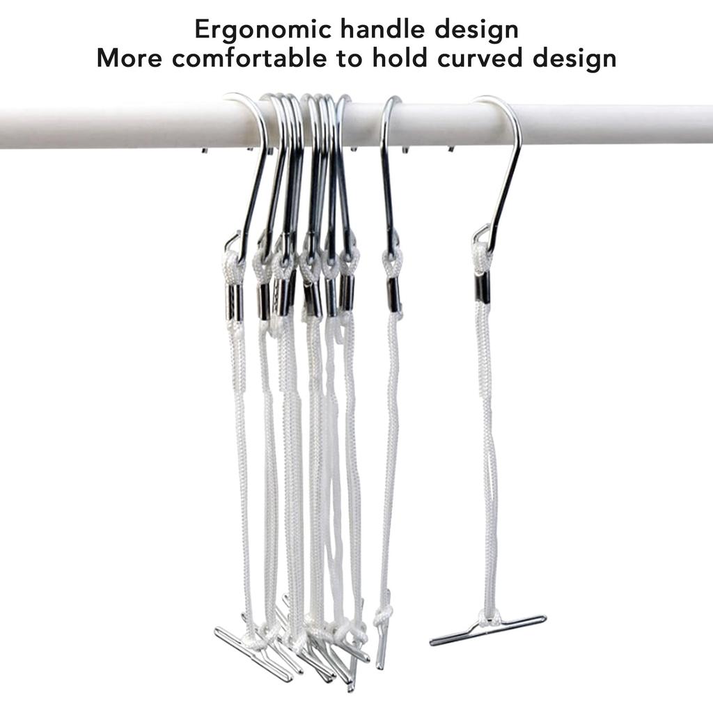20pcs Pattern Hooks Hanging Sewing Metal Hanger Rope Ergonomic Handle 260mm