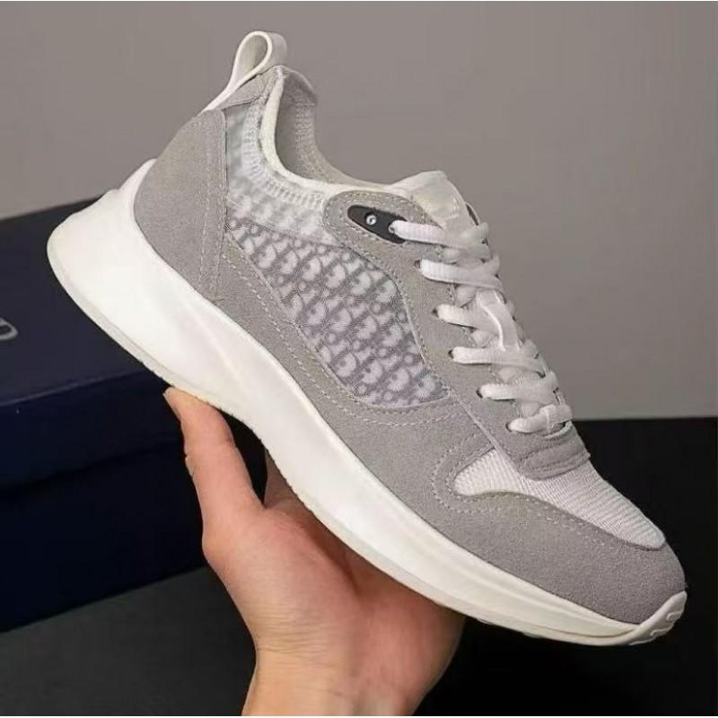 Mens Chunky Sneakers B22 B25 Mesh Breathable Casual Letter Print Dad Shoes Daily Wear