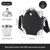 Russian-Style Stainless Steel Portable Hip Flask