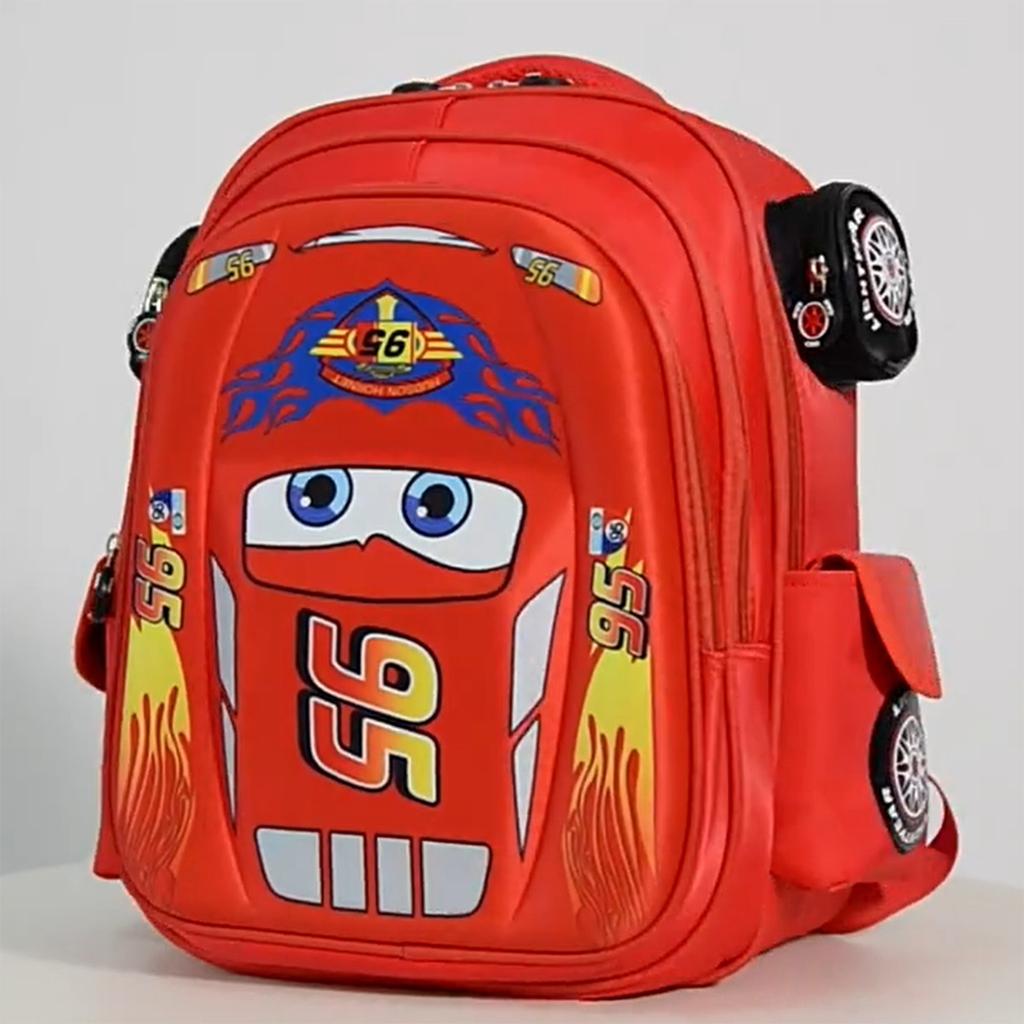 Neuer Rennfahrer-Schülerrucksack Kindergeschenk Schultasche