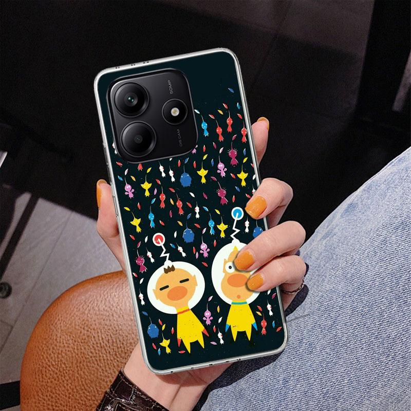 Game P-PikminS 4 Phone Case For Xiaomi Redmi Note 15 14 13 12S 12 11 Pro Plus 14S 11S 11E 10 10S 11T 5G Personalized Cover Redmi