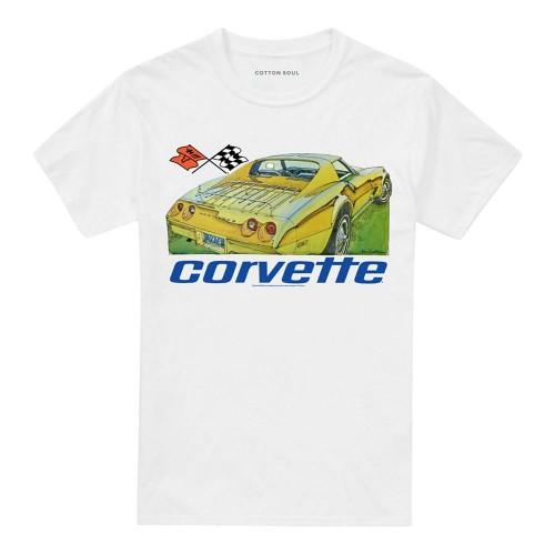 Chevrolet Unisex Vuxen Corvette 74 T-shirt
