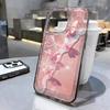Sea pink butterfly Transparent Phone Case For iPhone 17 Pro Max 16 15 14 Plus 13 12 11 Pro Max 17 Air Cover Case Funda Bumber