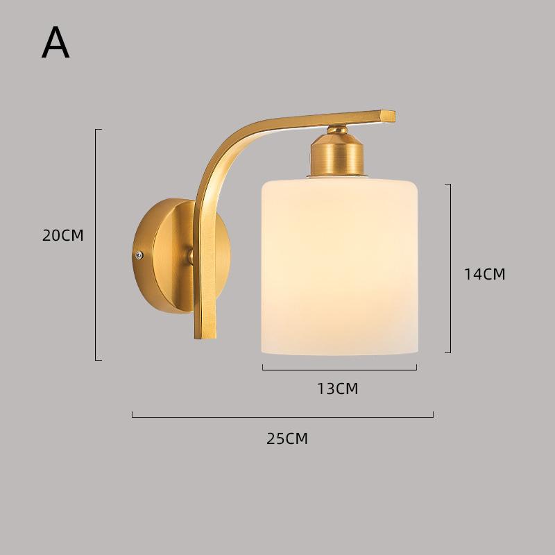 

Современный минималистский настенный светильник у кровати, скандинавский креативный коридор, стеклянные светодиодные настенные светильники для гостиной, E27, переменный ток 110 В 220 В Led bulb