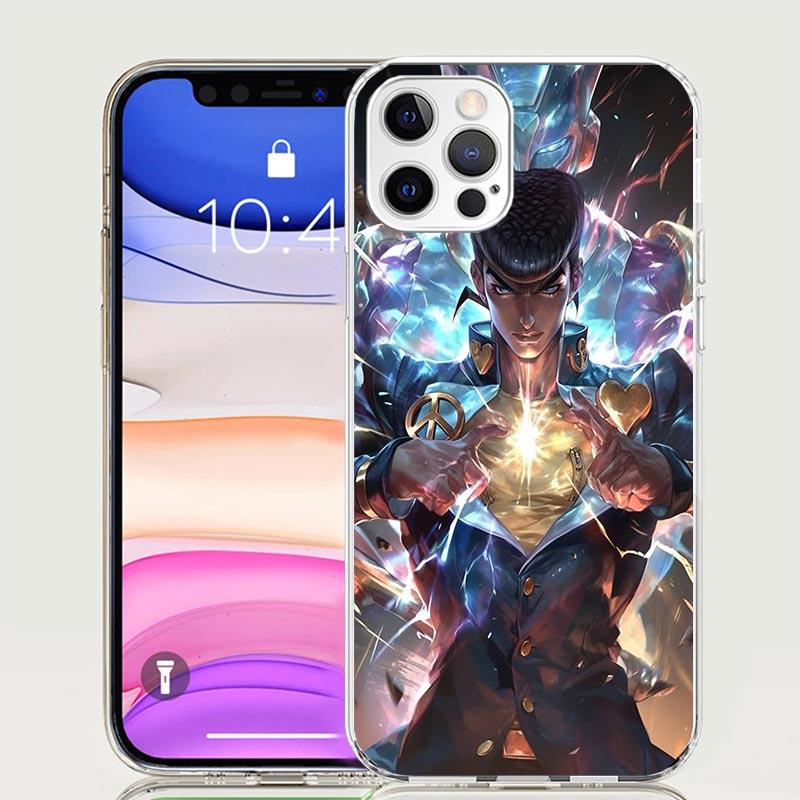 JoJo Adventure Higashikata Josuke Phone Case For Iphone 11 12 13 Mini 14 15 Plus 17 Air 16 Pro Max 16E 7 8 SE Art Customized Coq