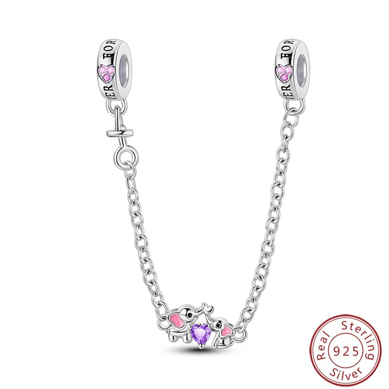 Vendi Charms a Catena con Animali, Piante, Viaggio, Design di Moda, Perline in Argento 925, 3mm, Fai da Te, Creazione di Gioielli Fini