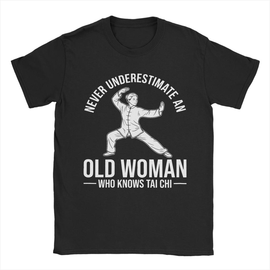 Tai Chi Art for Grandma Women Taichi Artist Tai Chi Lover TShirt Unisex Tee Shirt Crew Neck Short Sleeve T Shirt Gift Clothing