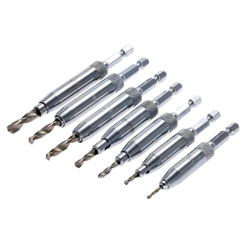 Buy Professional Doors Self Centering Hinge Tapper Core Drill Bit Set ...