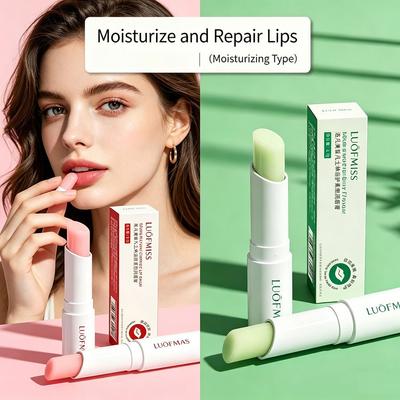 1 Stück Lippenbalsam Feuchtigkeitsspendend Nährend Langanhaltender Lippenstift Glatt Zart Anti-Trockenheit Rissbildung Öl Damen Schönheit Lippenpflege