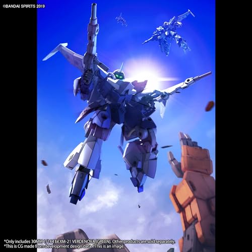 1/144 Scale Verde Nova Model Kit - Pre-Colored Robot Plastic Model (Green)