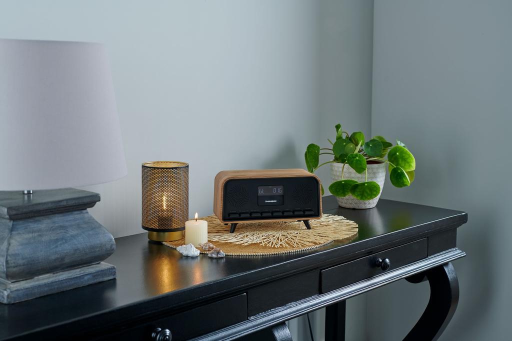 Radio réveil - THOMSON - Bluetooth - DAB - Gamme Vintage Cosy