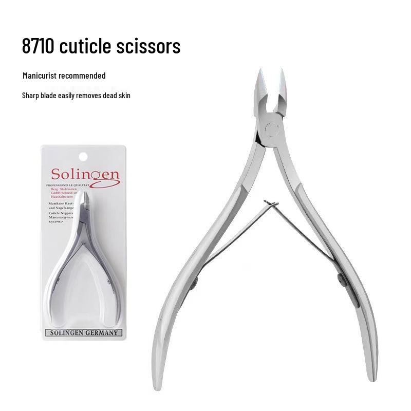 

White Card Nail Clippers: Cuticle Nipper 8710 - Manicure Tool for Toenails, Fingernails, Cuticles, and Hangnails