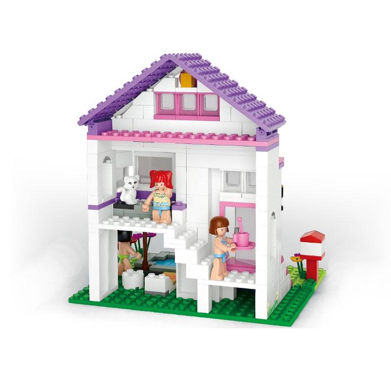 Klocki Sluban Gd Willa Domek Z Basenem 291 - B0532