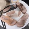Yuzhihao Women's Solid Color Hollow-Out Flat Summer Sandals