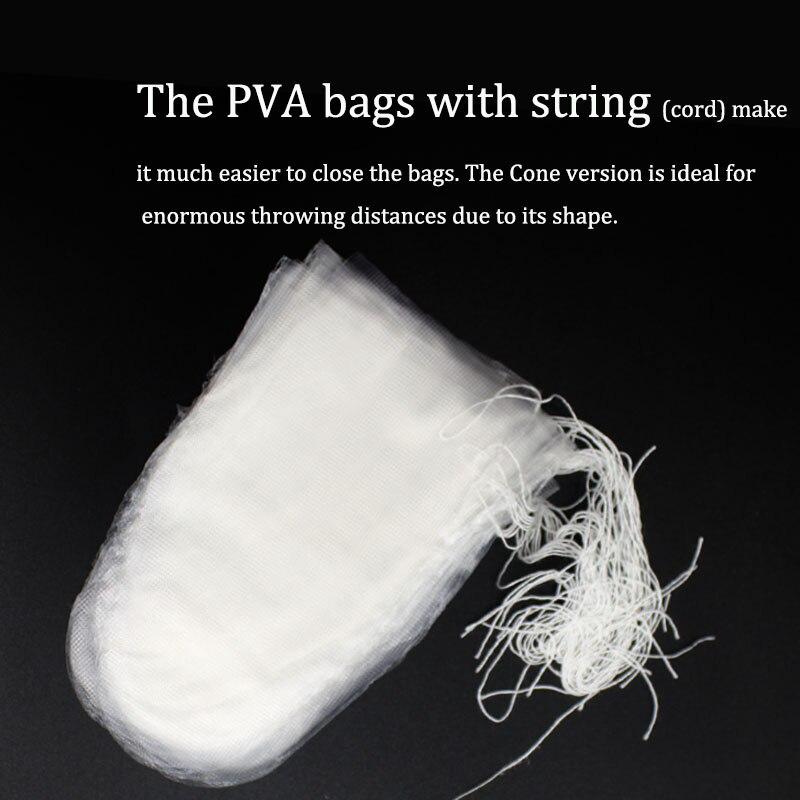 20PCS Karpfen Köder Boilies Pellets Tasche Hetze Karpfen Feeder Angeln Tasche Karpfen Grob Angeln Zubehör Tackle Ausrüstung