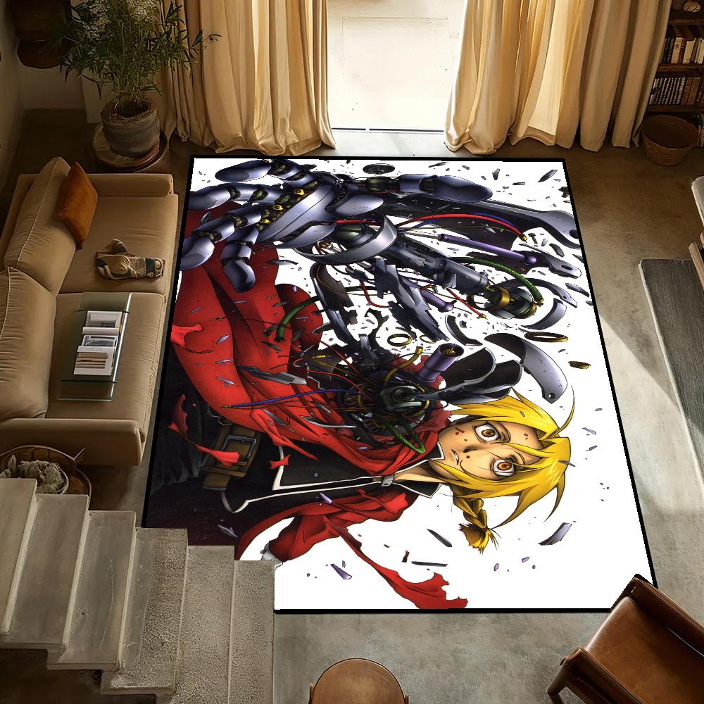 Small Fullmetal Carpet Anti-Slip Alchemist Kitchen Bedroom Handmade Tufted Rug Carpet Living Room Entrance Decoration