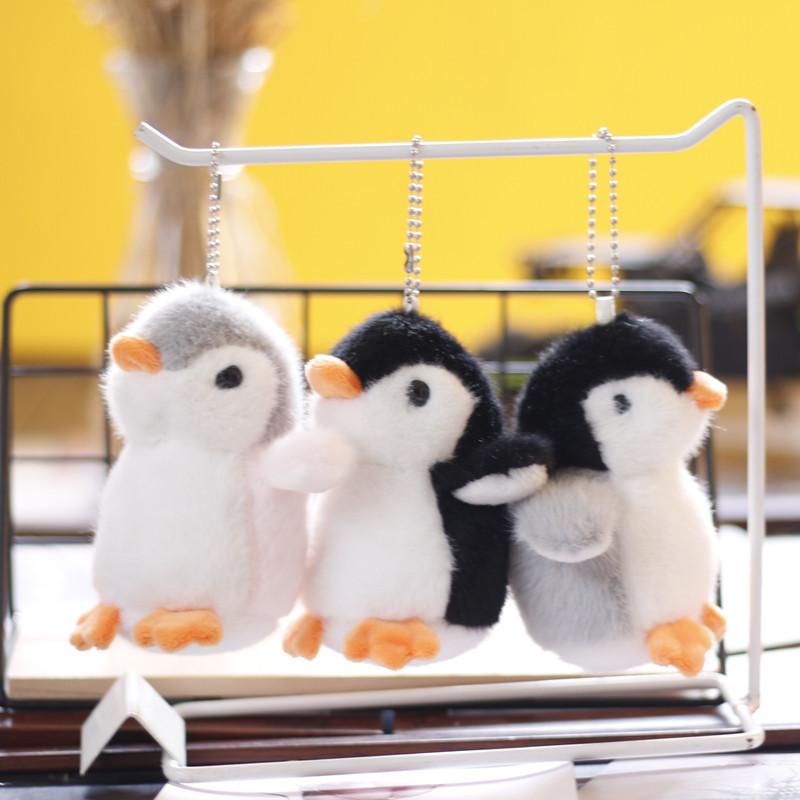 Cute Soft Plush Penguin Keychain Miniature Stuffed Animal Bag Decoration