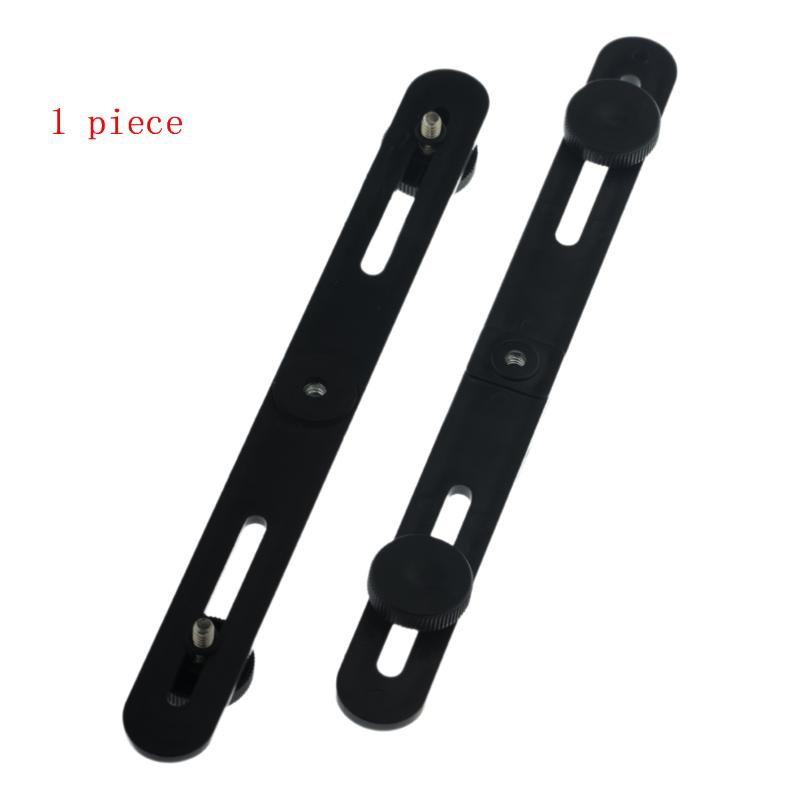 1Pcs Flash Bracket Mount Tripod With 2 Hot Shoe Adapter Screws For Digital SLR Camera Universal Double End Light Stand Holder