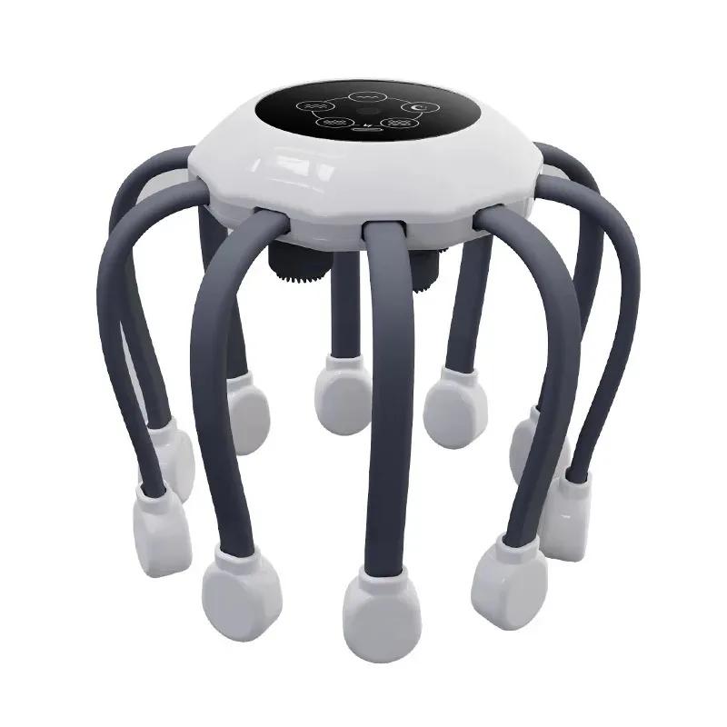 Octopus Claw Eight Claw Massager Charging Therapeutic Scratch Pad Electric Head Massager Therapeutic Electric Scalp Massager