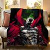 Comic S Spawn Throw Flannel Throw Blanket Suitable for Sofa,Living Room,Bedroom