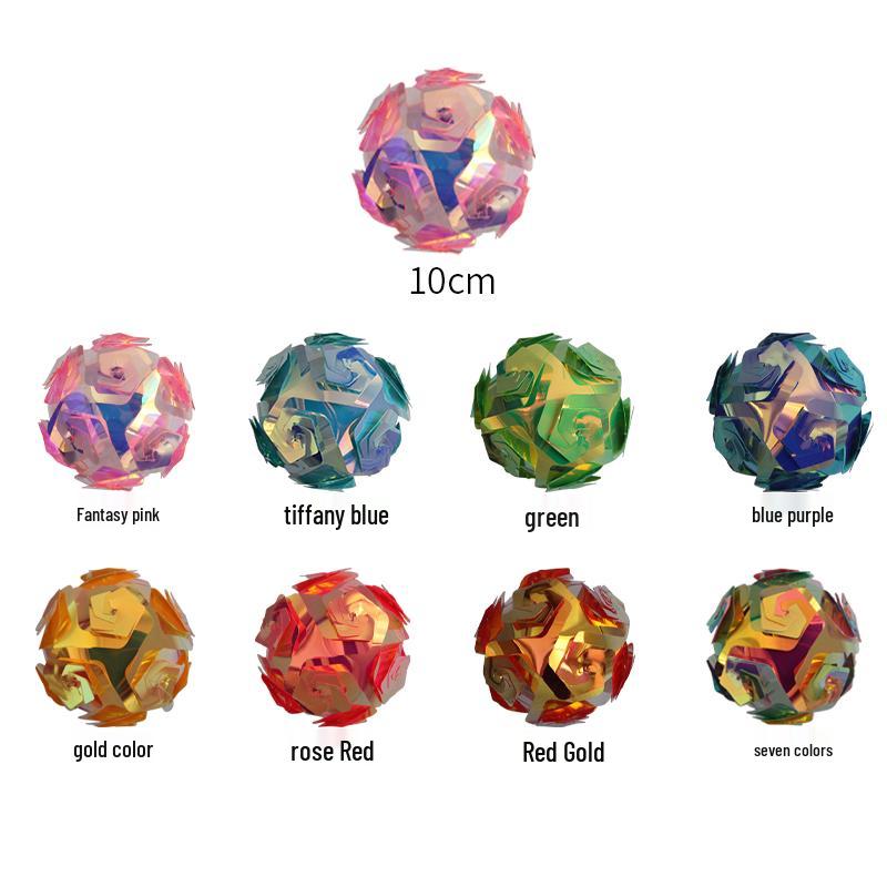 Rose Hanging Ball Christmas Decorations for Mall Ceilings