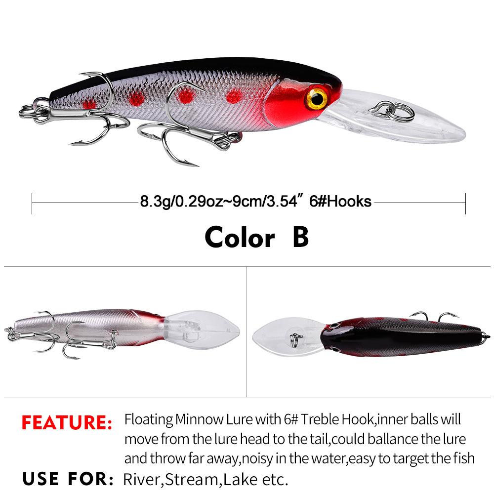 Outdoor Fishing Mino Bait 8.3g/9cm Lure