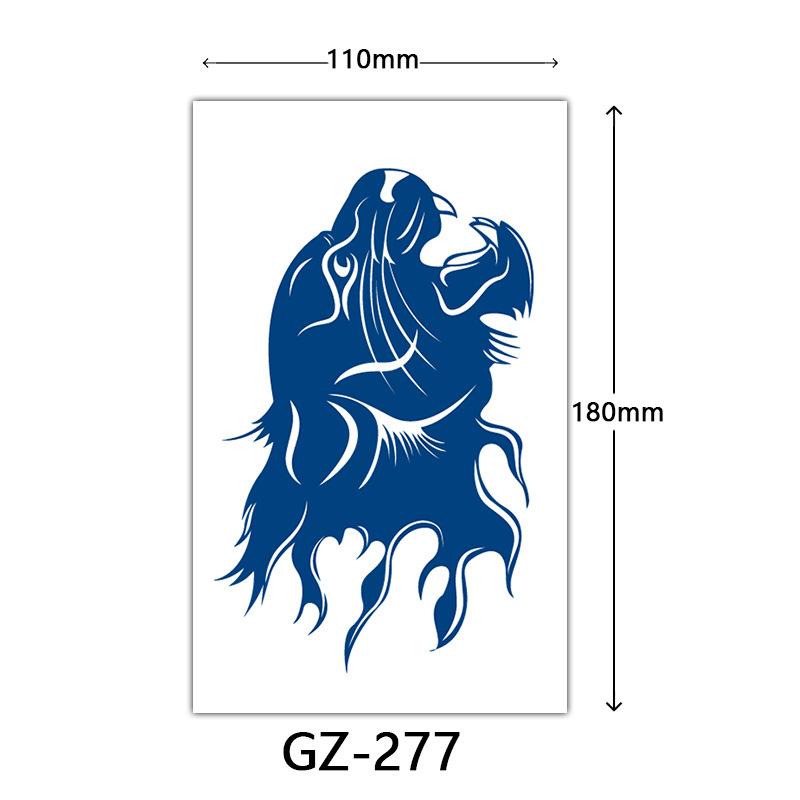 Herbal Semi-Permanent Tattoo Sticker, Semi-Permanent Tattoo Sticker, Anti-Rub, Anti-Sweat Tattoo