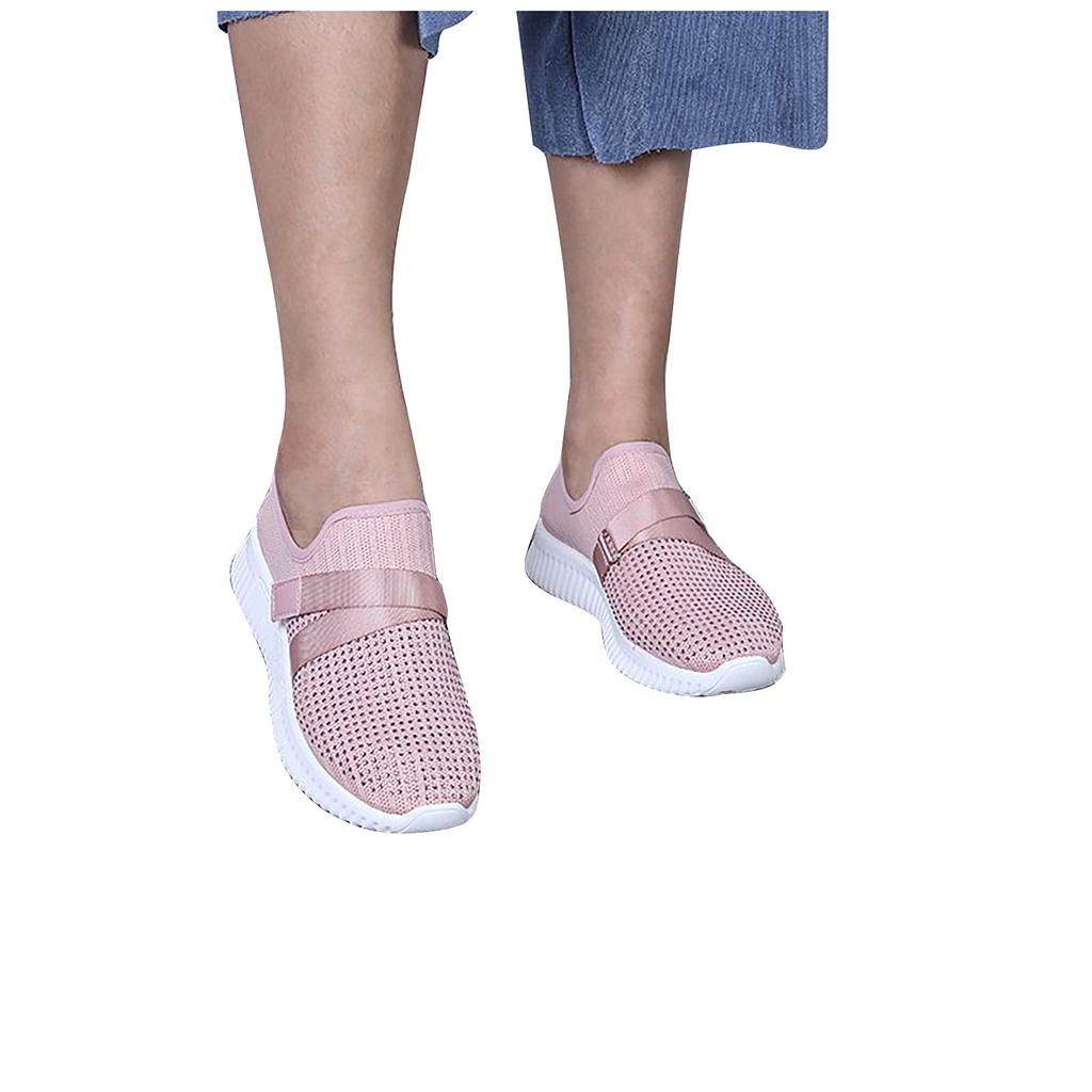 Women Comfort Sandals Light Breathable Steel Toe  Mesh Anti-slip Shoes