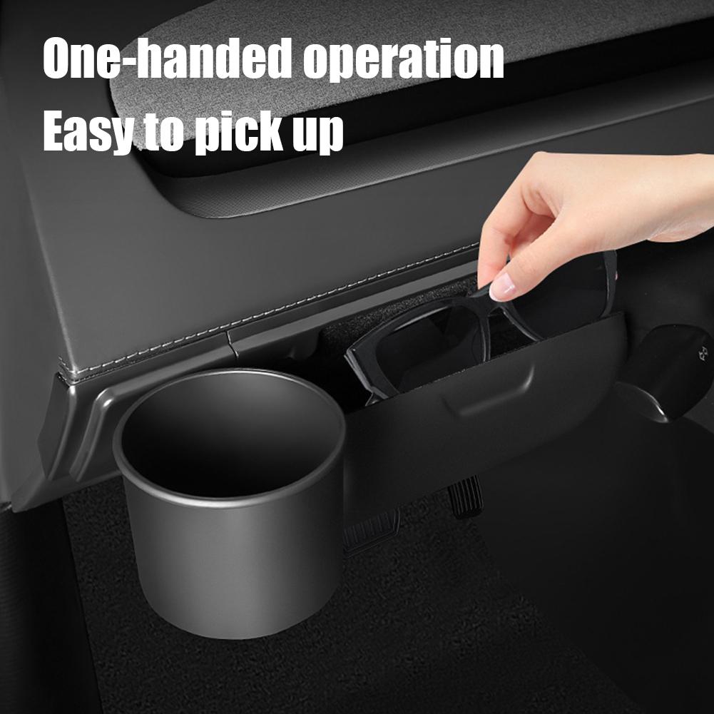 For Tesla Model Y/YL Dashboard Storage Box Water Cup Accessory Box Car Storage Holder Bracket Glasses Case Drink Sunglasses Y6K4