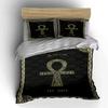 Gold Ankh and Hieroglyphs. Bedding Sets Duvet Cover Sets Duvet Covers Pillowcases(1 * Duvet Cover 2 * Pillowcases Without Duvet Insert)