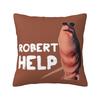Marcus The Worm 70S Square Pillow Cases Cushion Covers Awesome Zipper Decor Throw Pillow Case Cover For Bed 45*45Cm