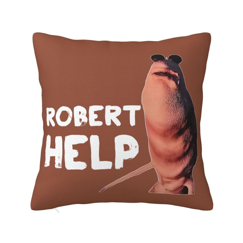 Marcus The Worm 70S Square Pillow Cases Cushion Covers Awesome Zipper Decor Throw Pillow Case Cover For Bed 45*45Cm