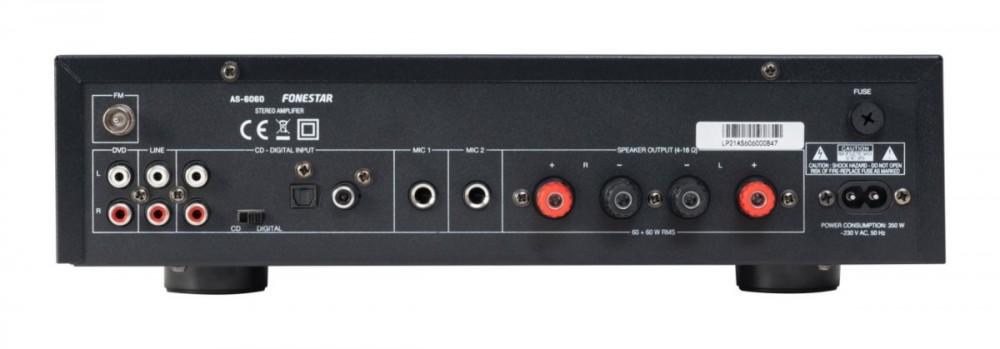 Fonestar AS-6060 - Integrated Stereo Amplifier, Fonestar