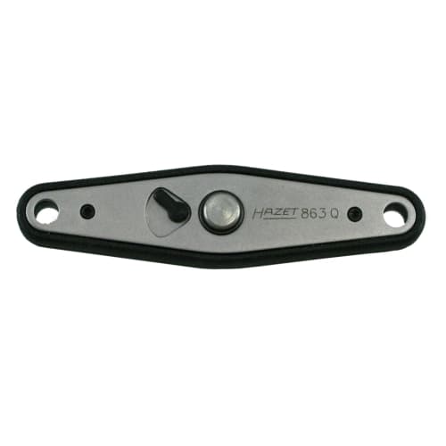 HAZET 863Q T-Shaped Ratchet Handle, 1/4-inch (6.3 mm), 20-Tooth, Quick-Release Mechanism, Tool Steel, DIN/ISO Standard Compliant, For Precision Work i