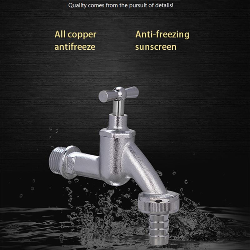 Brass Freeze-Proof Outdoor Faucet OEM Replacement All Copper Alloy Reinforced 1/2'' BSPP