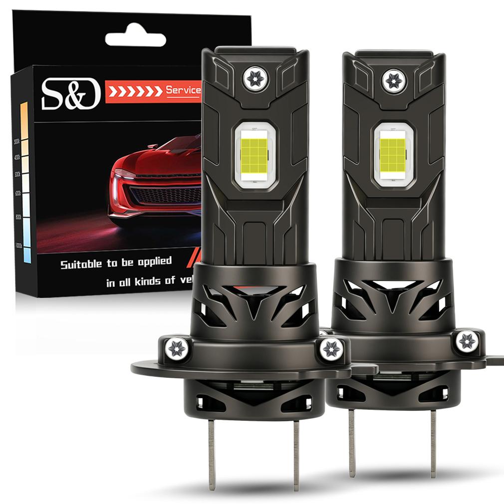 

2 шт. 30000 лм Светодиодные лампы для фар H7 Mini Turbo H11 LED H8 9005 HB3 9006 HB4 Автомобильные противотуманные фары H4 Мотоциклетные фары Автоматический Plug&Play Лампа 6500K Белый H7