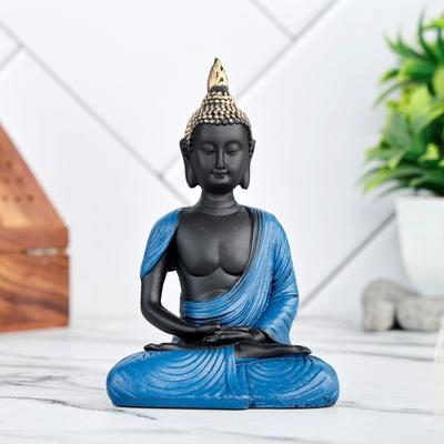Neue sitzende meditierende Buddha-Statue Schauobjekt Idol Heimdekorationsartikel für Wohnzimmer und Geschenke