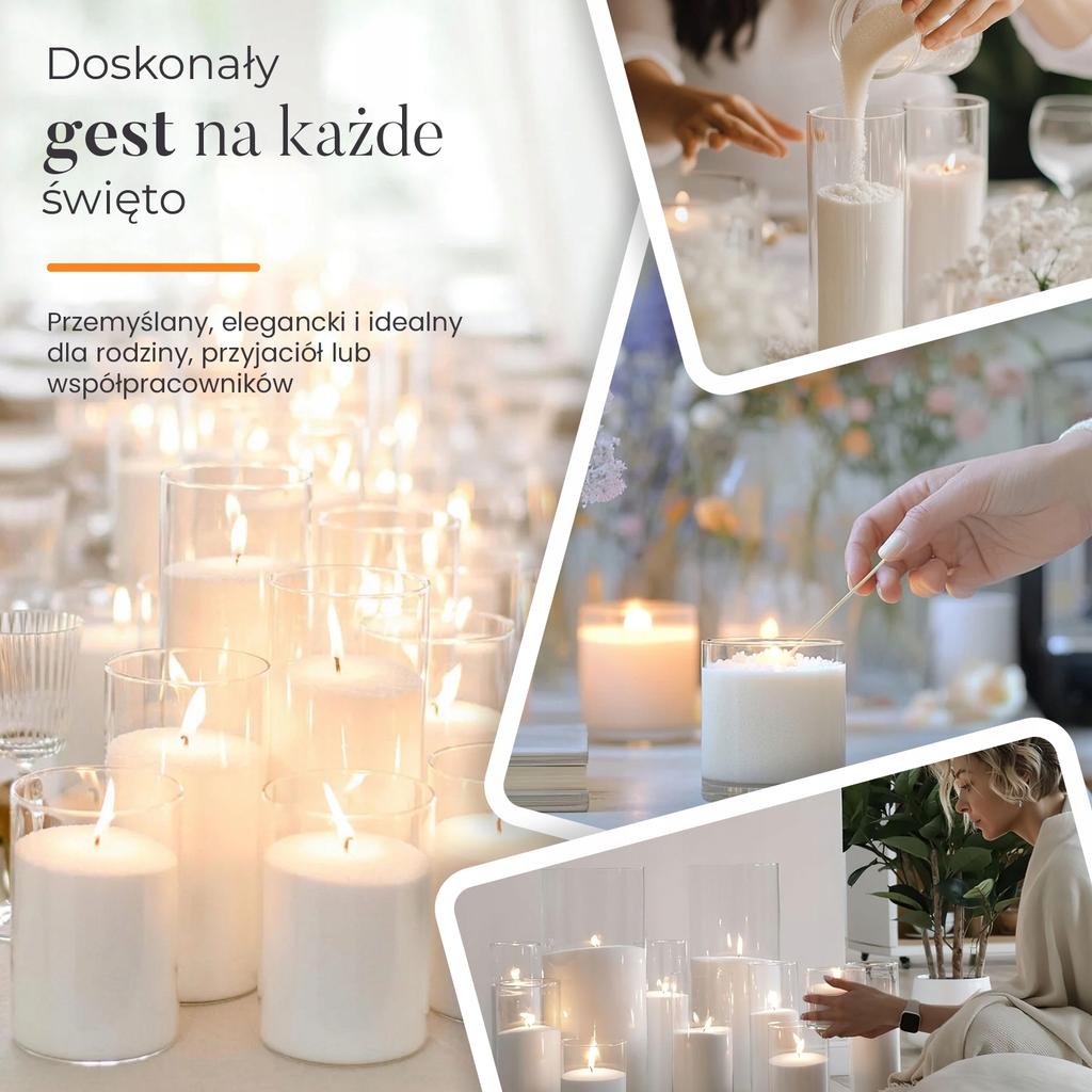 Świece sypane 1kg+bawełniane knoty+drewniane knoty+olejek zapachowy lawenda