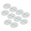 10pcs Sensor Covers Oval Shape Adhesive Waterproof Breatheable Sensor Patches for Shower Walking
