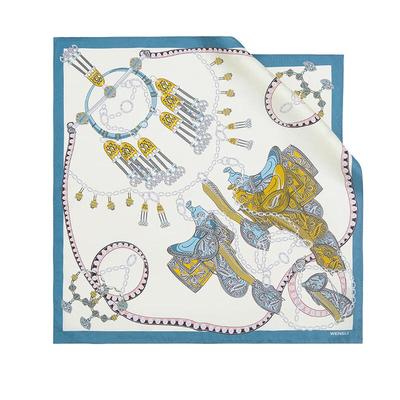 WENSLI 'Xiyu Zanma' Mulberry Silk Scarf