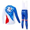 Mens Long Sleeve Cycling Jersey Pants Set Breathable Quick-Dry Outdoor Road Bike Riding Gear