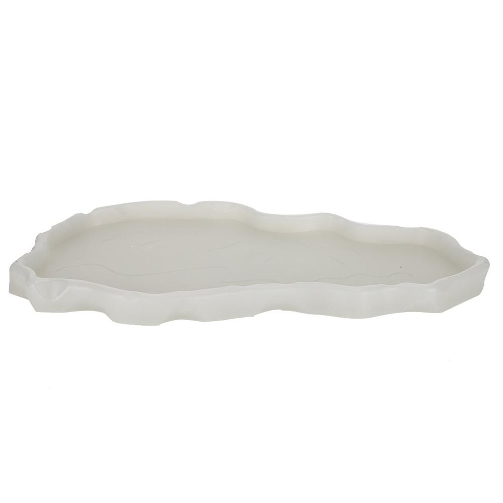 NW29 Plastic Reptiles Feeder Basin Snake Frogs Drinking Feeding Dish Landscape Decorations