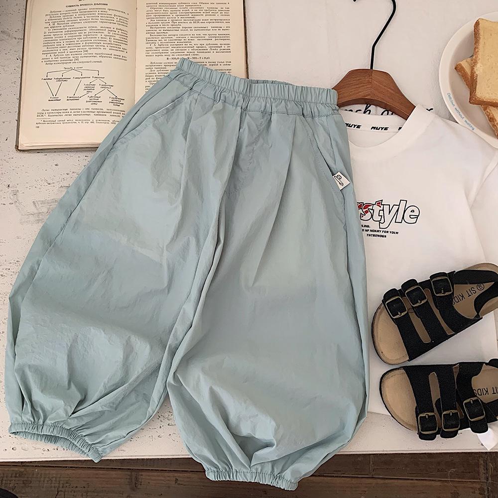 Children's Summer Casual Mosquito-Proof Pants - Versatile Nine-Point Length for Boys and Girls