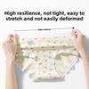Girl Spring Print 10A Antibacterial Extended Crotch Stretch Non Mark Waist Triangle Briefs